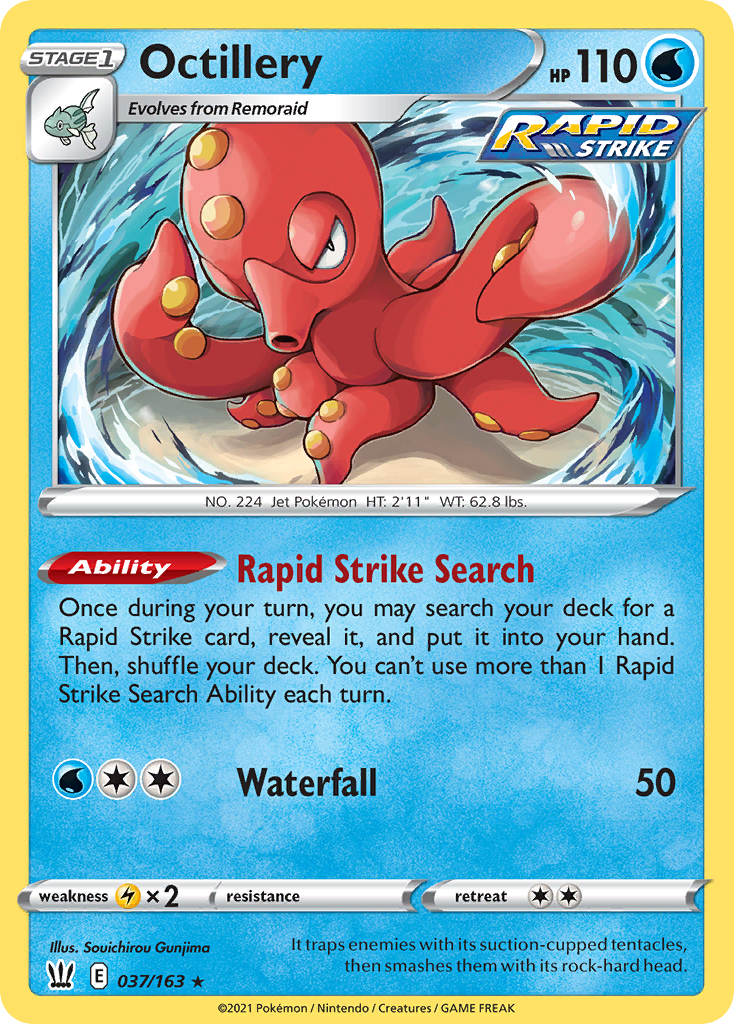 Octillery — Battle Styles #037 / 163