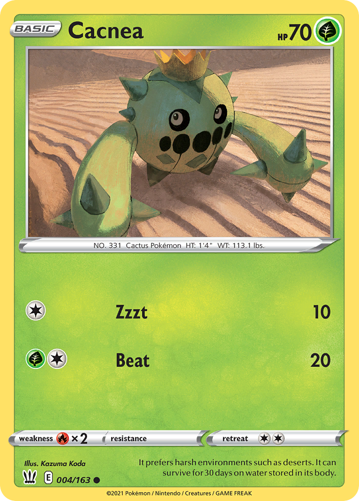 Cacnea — Battle Styles #004 / 163
