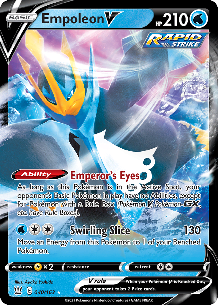 Empoleon V — Battle Styles #040 / 163