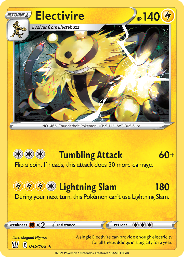 Electivire — Battle Styles #045 / 163