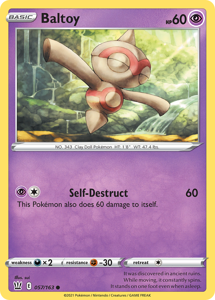 Baltoy — Battle Styles #057 / 163