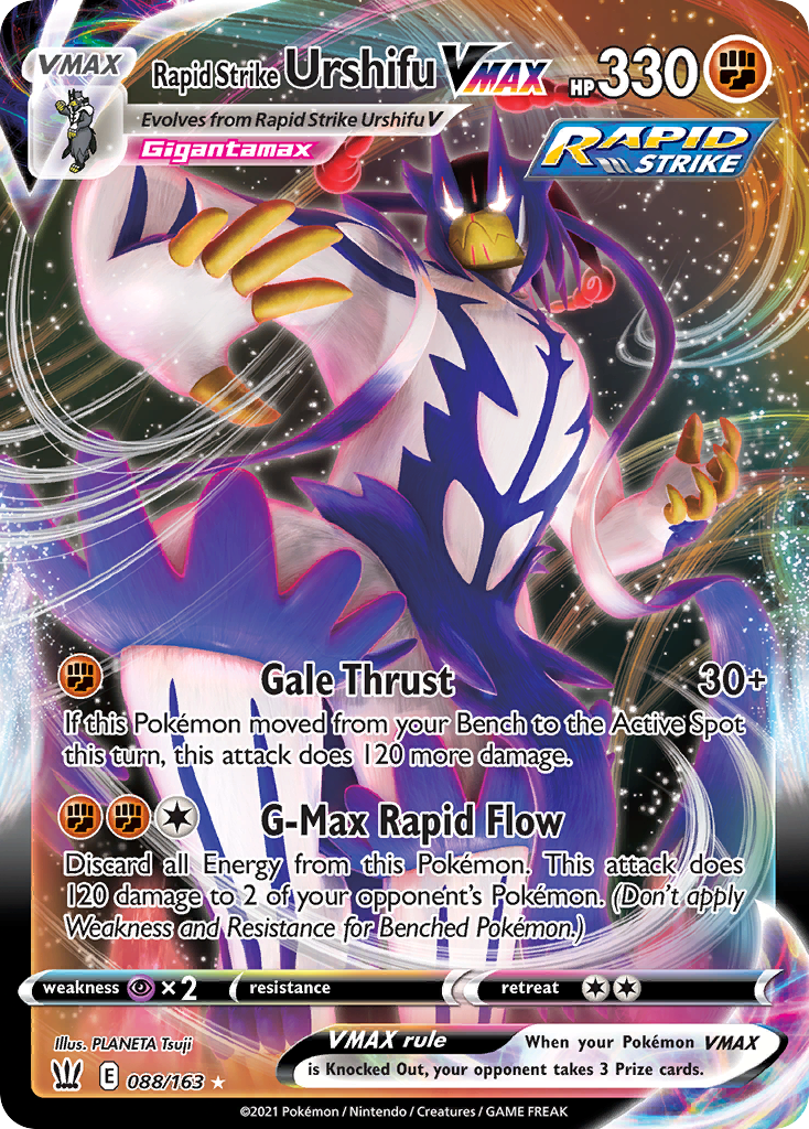 Rapid Strike Urshifu VMAX — Battle Styles #088 / 163