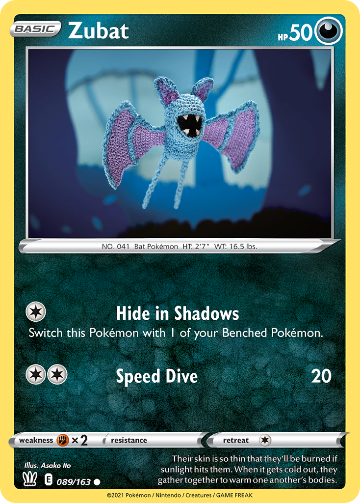 Zubat — Battle Styles #089 / 163