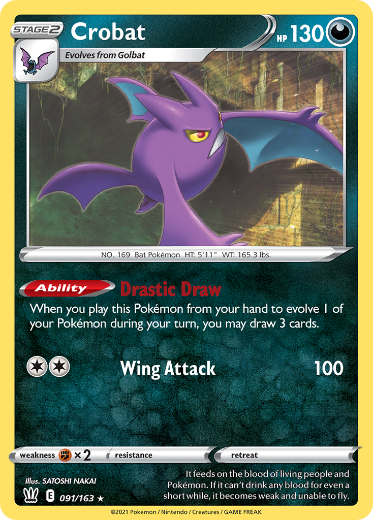 Crobat — Battle Styles #091 / 163
