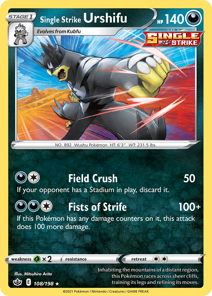 Single Strike Urshifu — Chilling Reign #108 / 198