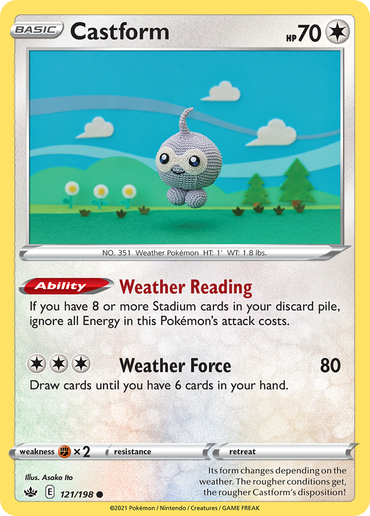 Castform — Chilling Reign #121 / 198