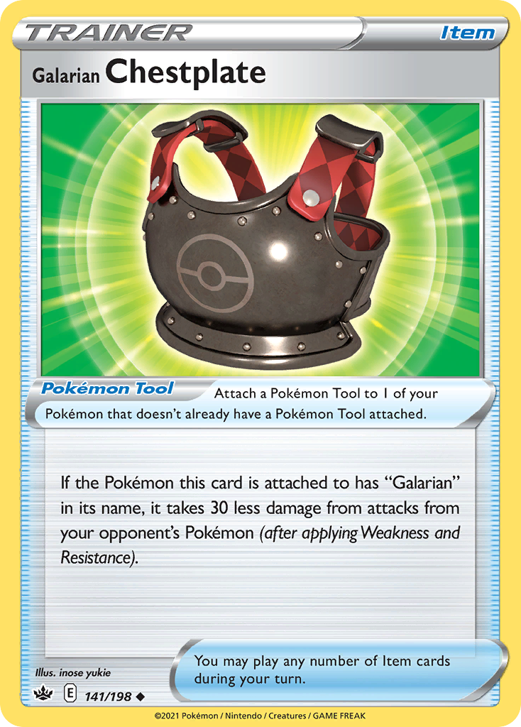 Galarian Chestplate — Chilling Reign #141 / 198
