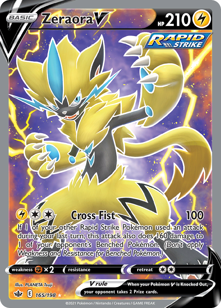 Zeraora V — Chilling Reign #165 / 198