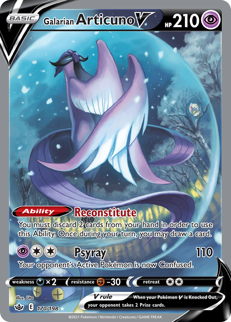 Galarian Articuno V — Chilling Reign #170 / 198