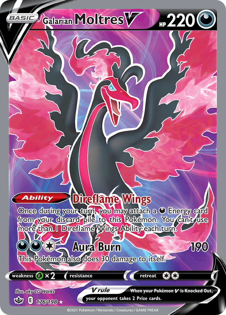 Galarian Moltres V — Chilling Reign #176 / 198