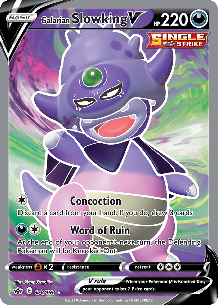 Galarian Slowking V — Chilling Reign #178 / 198