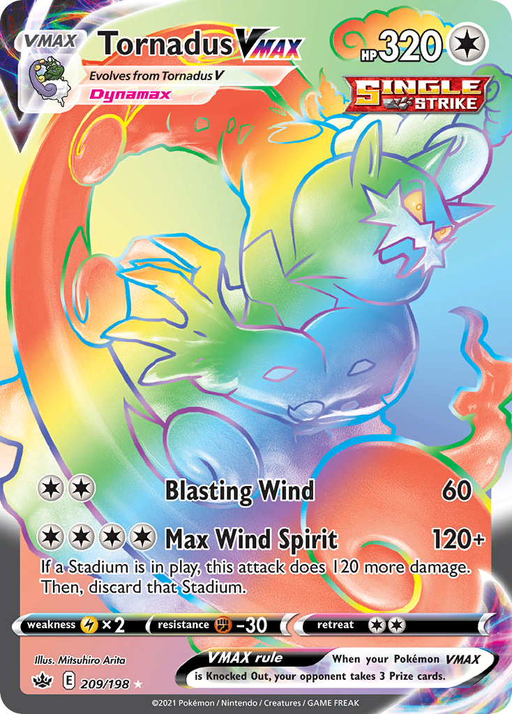 Tornadus VMAX — Chilling Reign #209 / 198