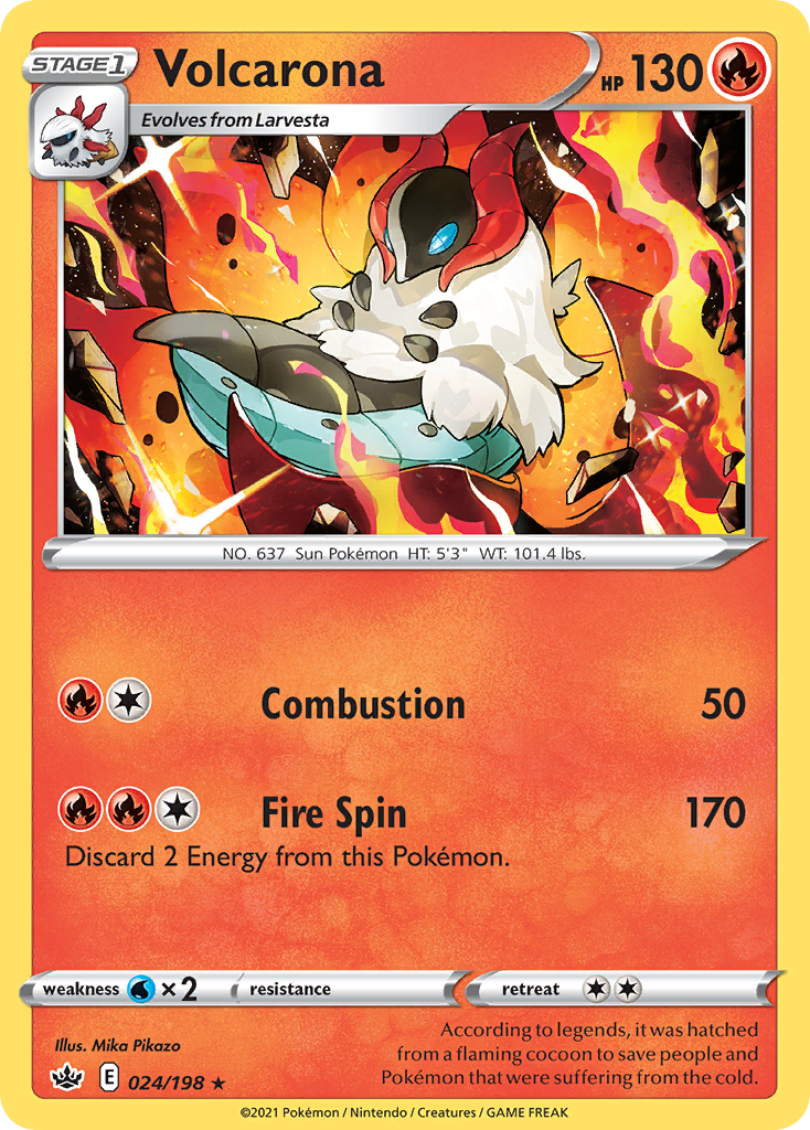 Volcarona — Chilling Reign #024 / 198