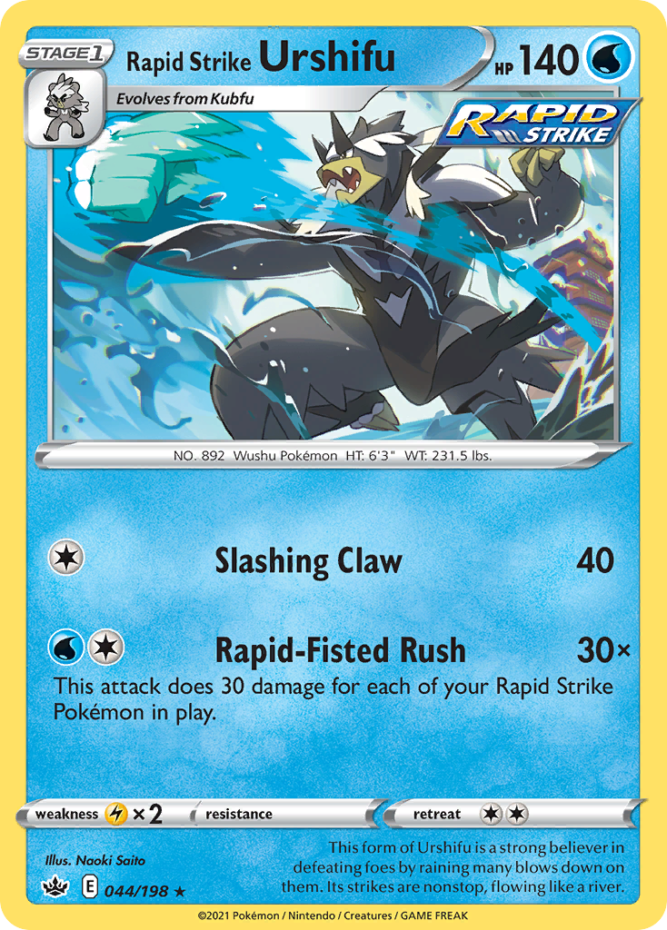 Rapid Strike Urshifu — Chilling Reign #044 / 198
