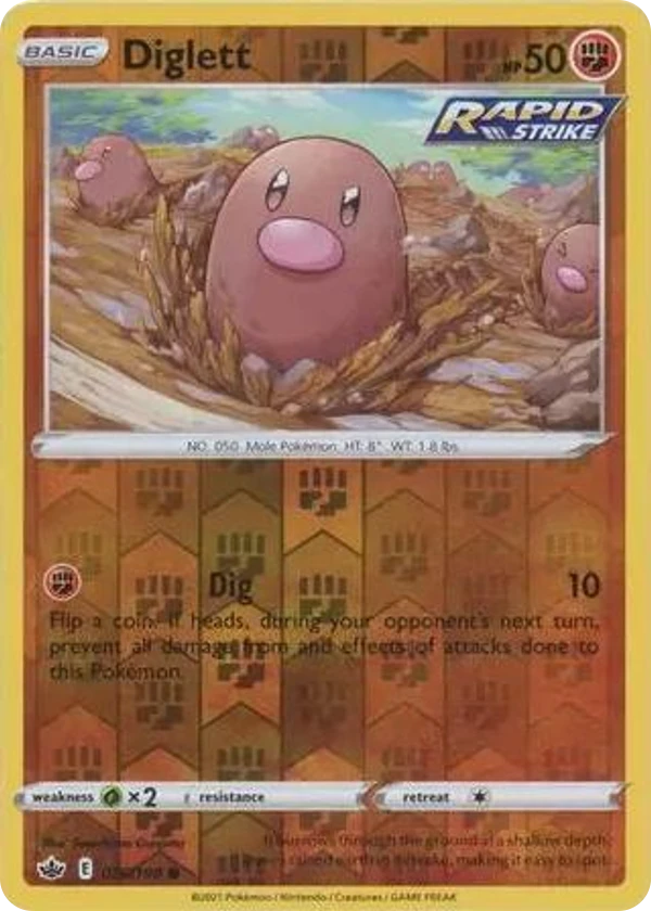 Diglett — Chilling Reign #076 / 198