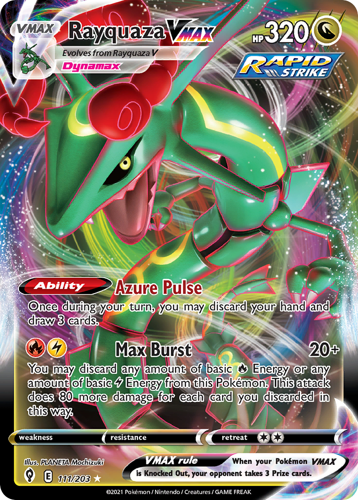 Rayquaza VMAX — Evolving Skies #111 / 203