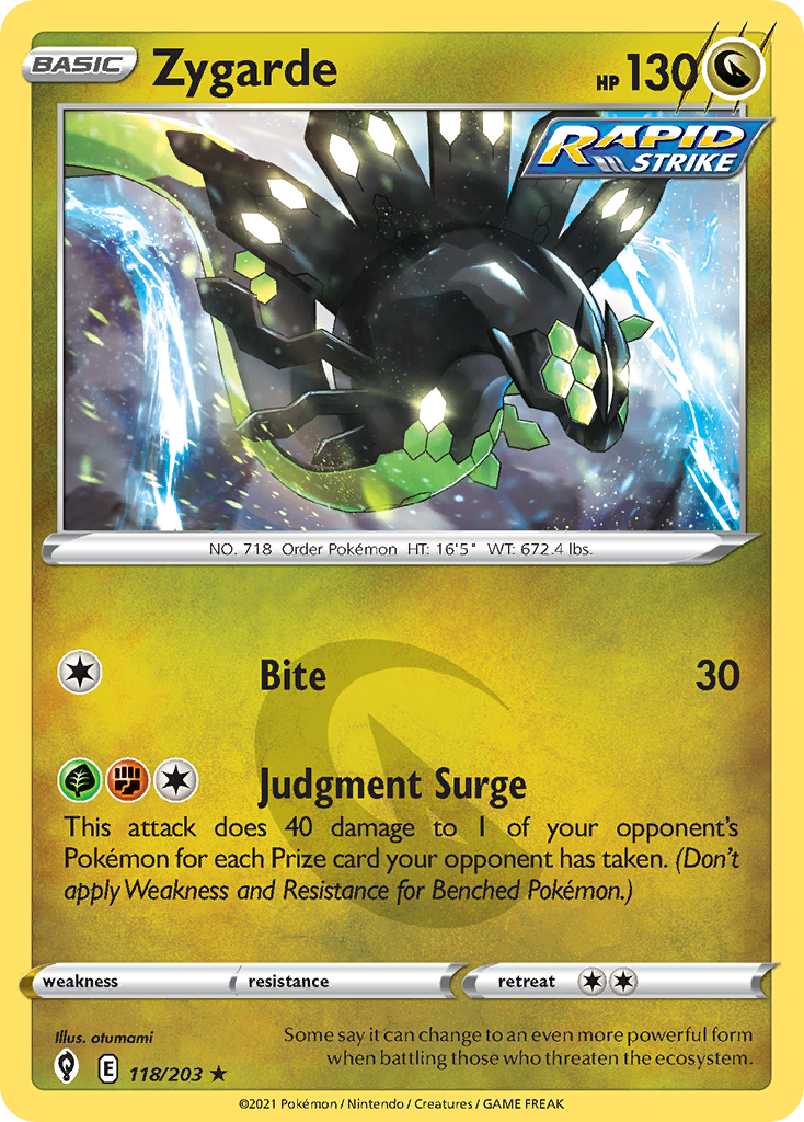 Zygarde — Evolving Skies #118 / 203