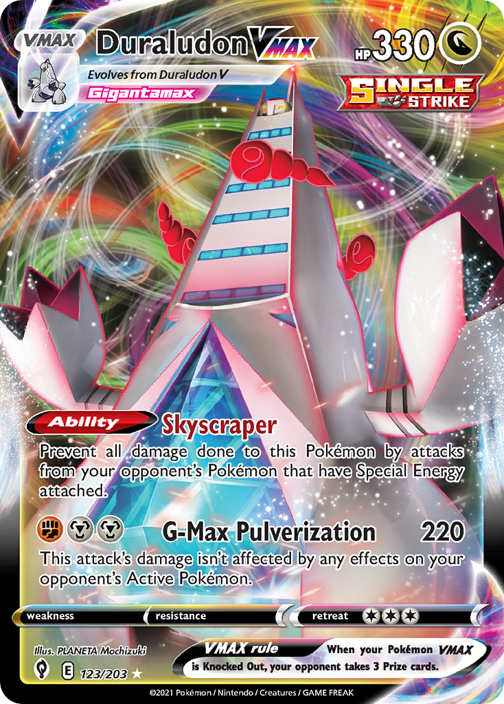 Duraludon VMAX — Evolving Skies #123 / 203
