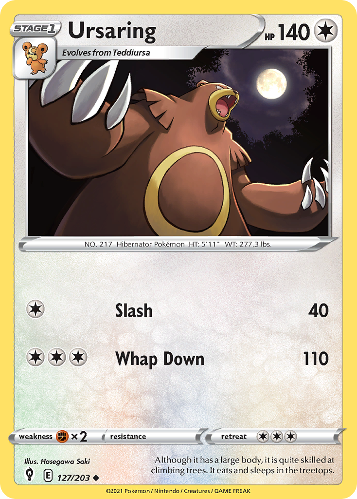 Ursaring — Evolving Skies #127 / 203