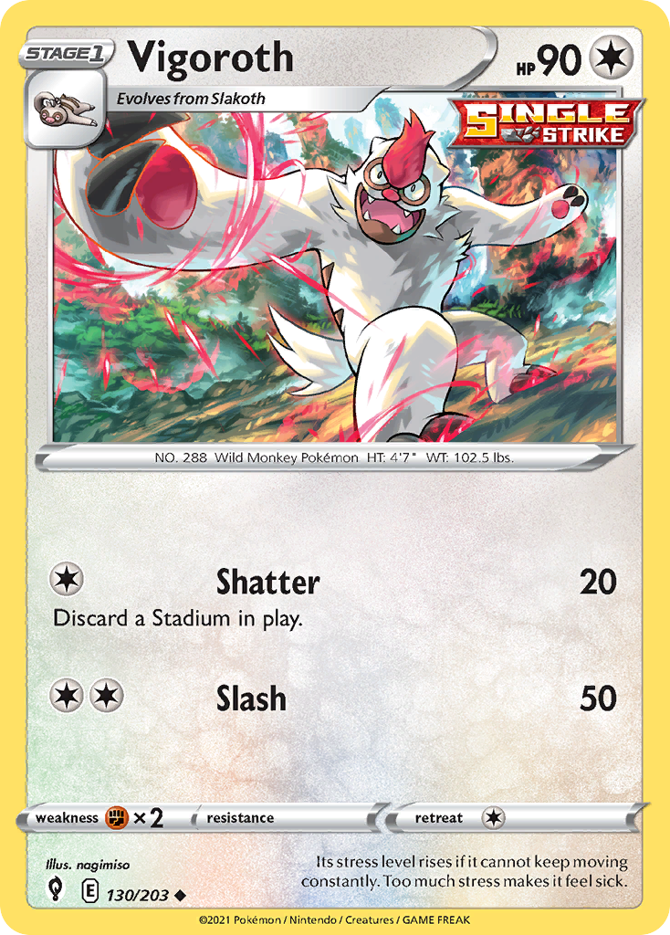 Vigoroth — Evolving Skies #130 / 203