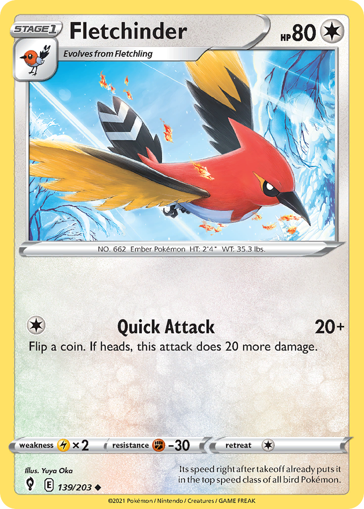 Fletchinder — Evolving Skies #139 / 203