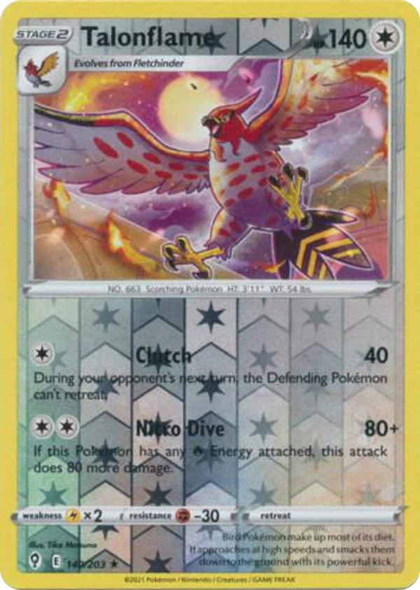 Talonflame — Evolving Skies #140 / 203