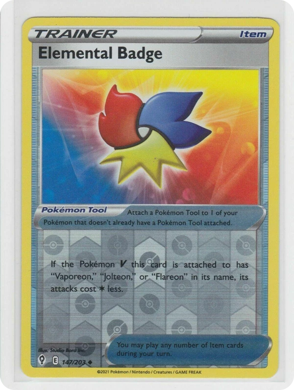 Elemental Badge — Evolving Skies #147 / 203