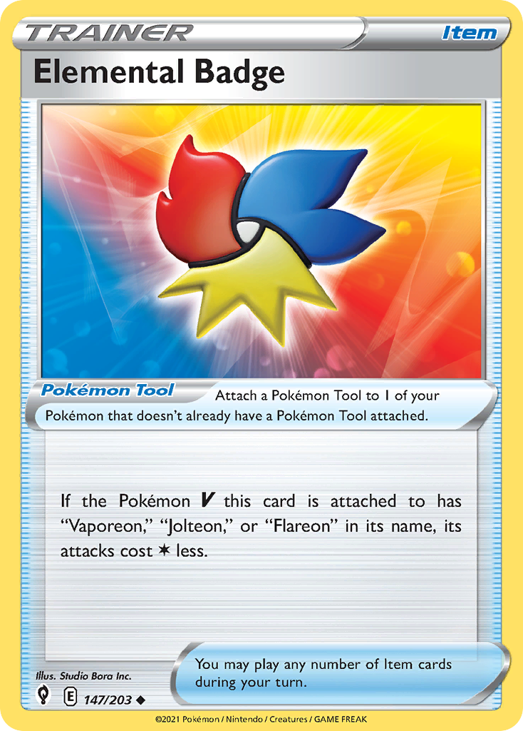 Elemental Badge — Evolving Skies #147 / 203