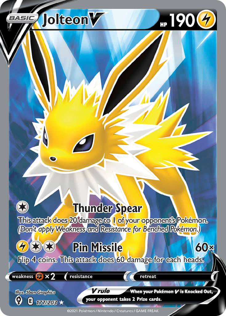Jolteon V — Evolving Skies #177 / 203
