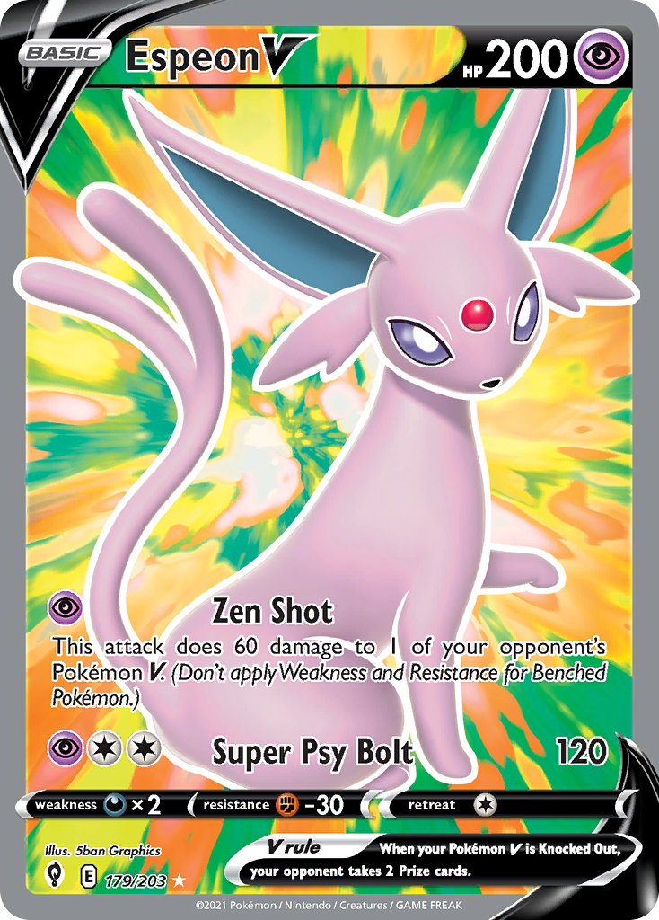 Espeon V — Evolving Skies #179 / 203