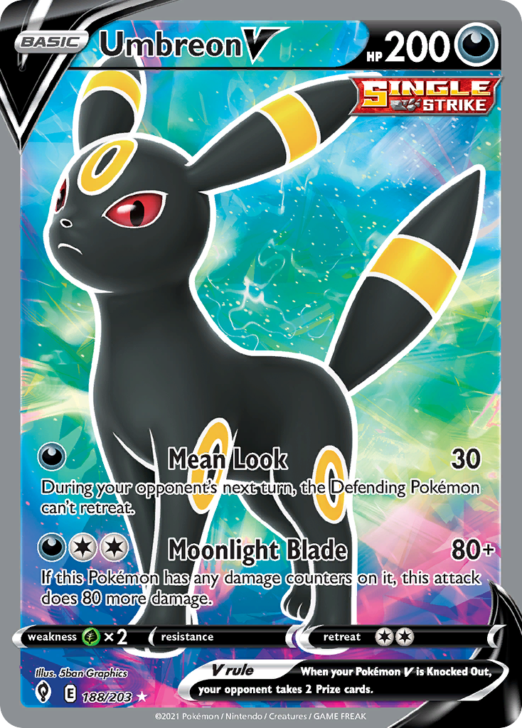 Umbreon V — Evolving Skies #188 / 203