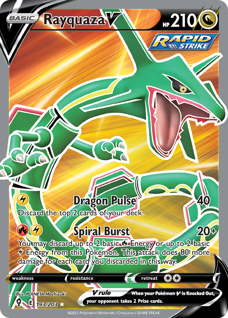 Rayquaza V — Evolving Skies #193 / 203
