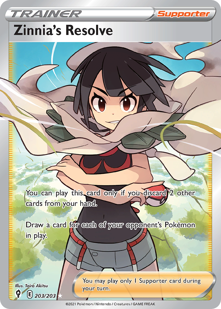 Zinnia's Resolve — Evolving Skies #203 / 203