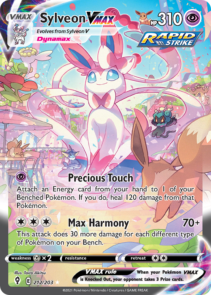 Sylveon VMAX — Evolving Skies #212 / 203