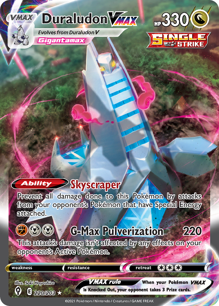 Duraludon VMAX — Evolving Skies #220 / 203