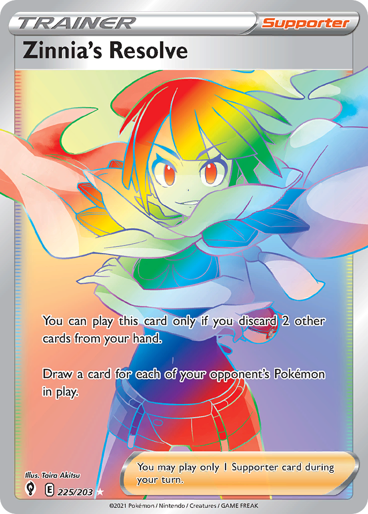 Zinnia's Resolve — Evolving Skies #225 / 203