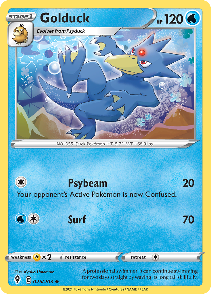 Golduck — Evolving Skies #025 / 203
