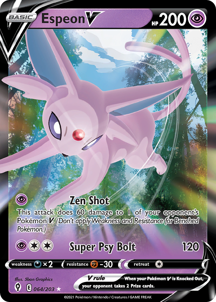 Espeon V — Evolving Skies #064 / 203
