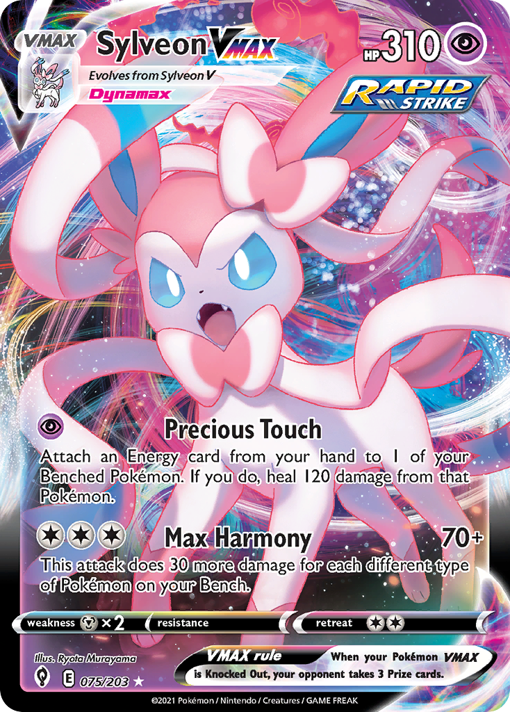Sylveon VMAX — Evolving Skies #075 / 203