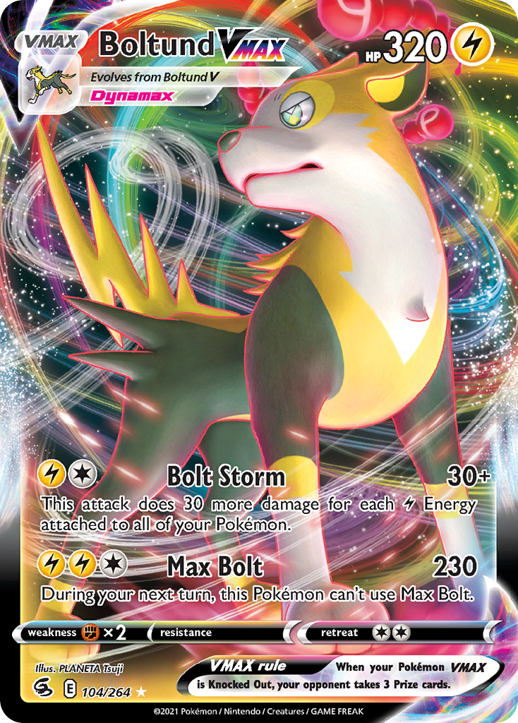 Boltund VMAX — Fusion Strike #104 / 264