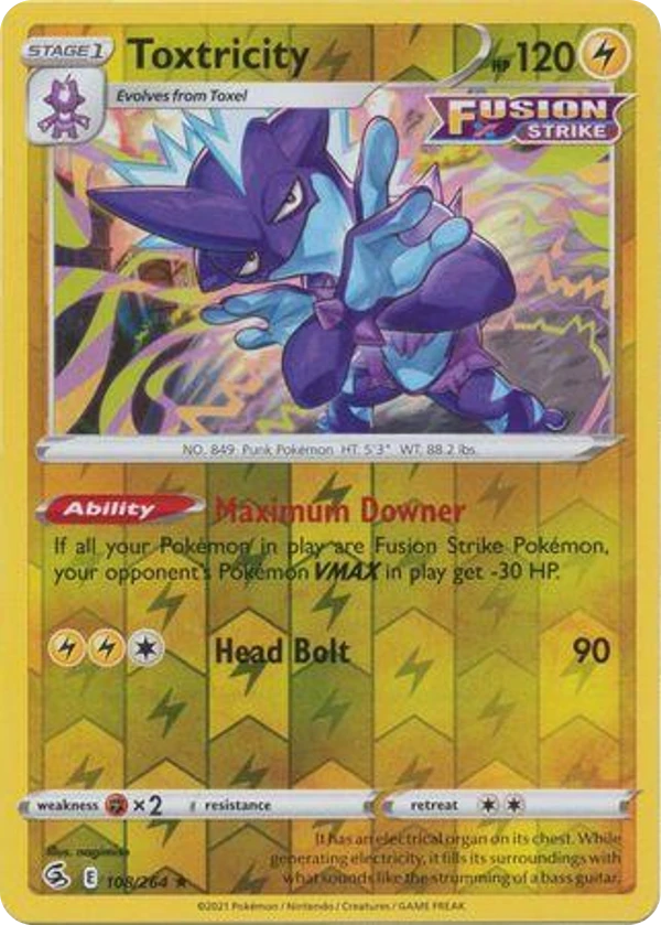Toxtricity — Fusion Strike #108 / 264