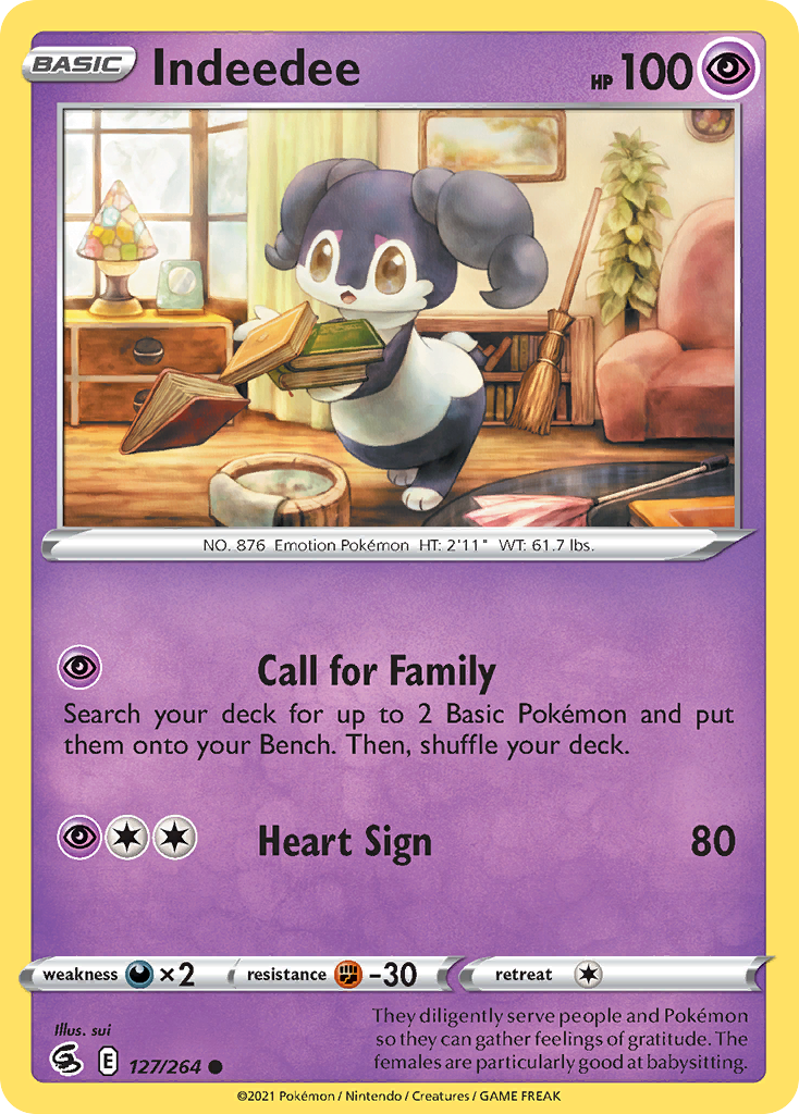 Indeedee — Fusion Strike #127 / 264