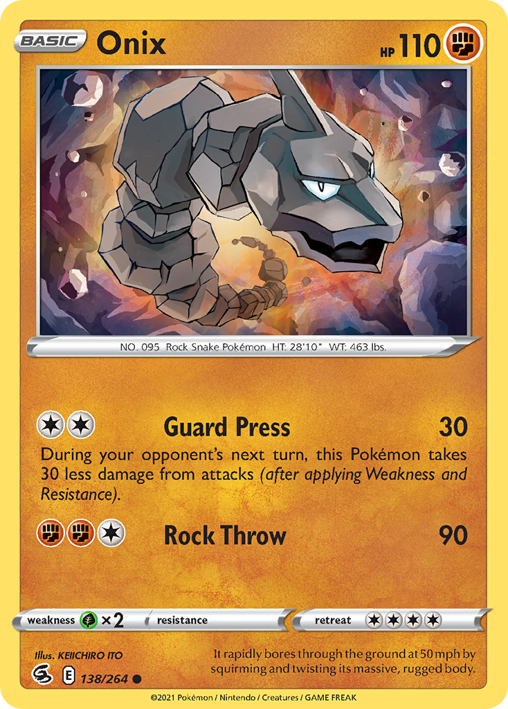 Onix — Fusion Strike #138 / 264