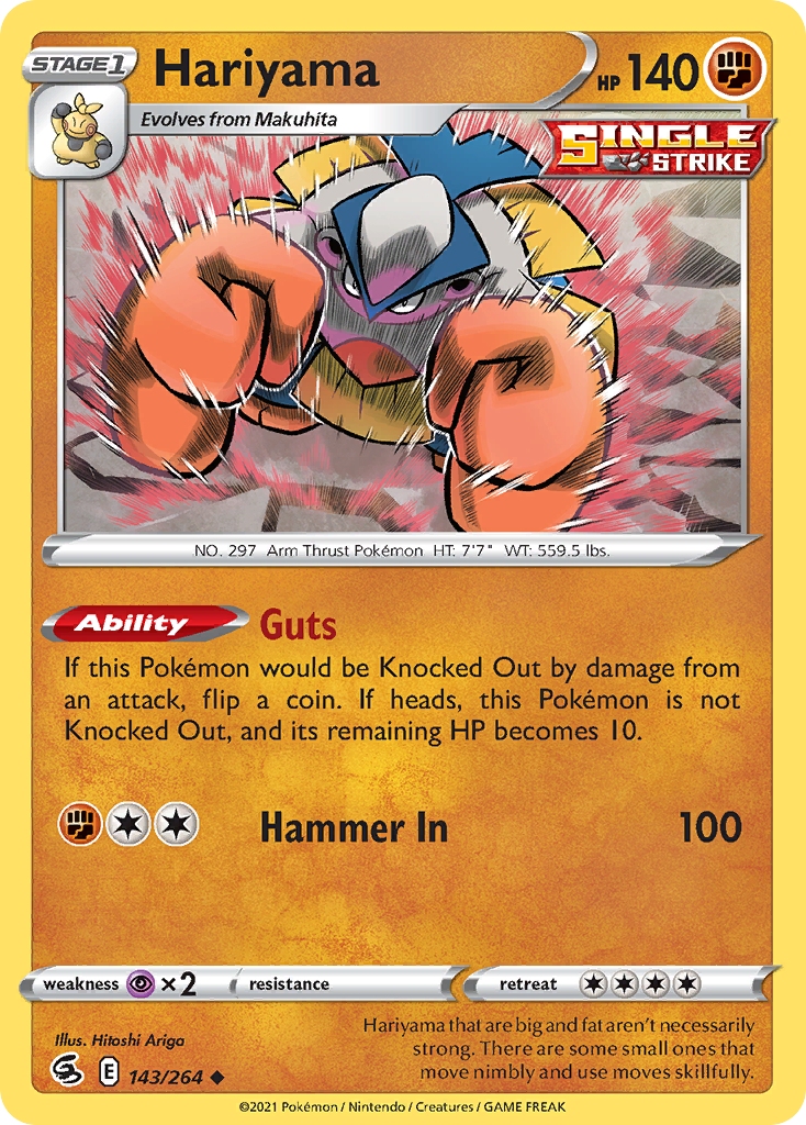 Hariyama — Fusion Strike #143 / 264
