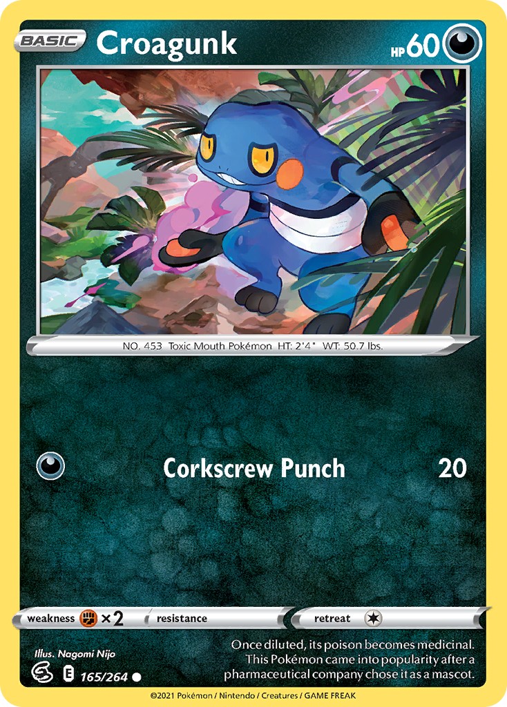 Croagunk — Fusion Strike #165 / 264