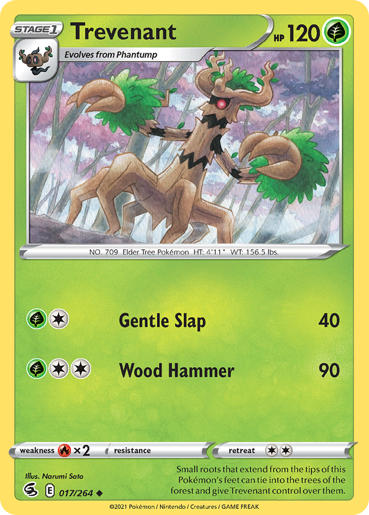 Trevenant — Fusion Strike #017 / 264