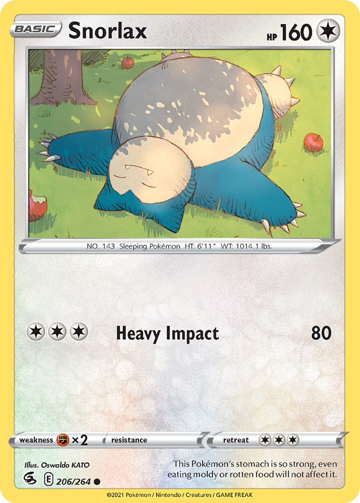 Snorlax — Fusion Strike #206 / 264