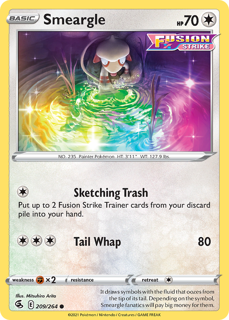 Smeargle — Fusion Strike #209 / 264