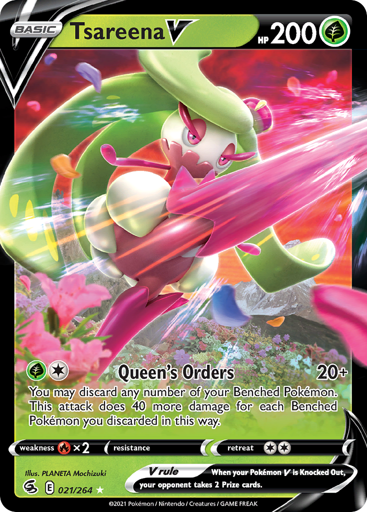 Tsareena V — Fusion Strike #021 / 264