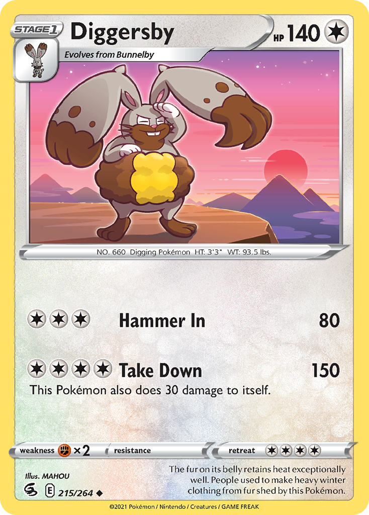 Diggersby — Fusion Strike #215 / 264